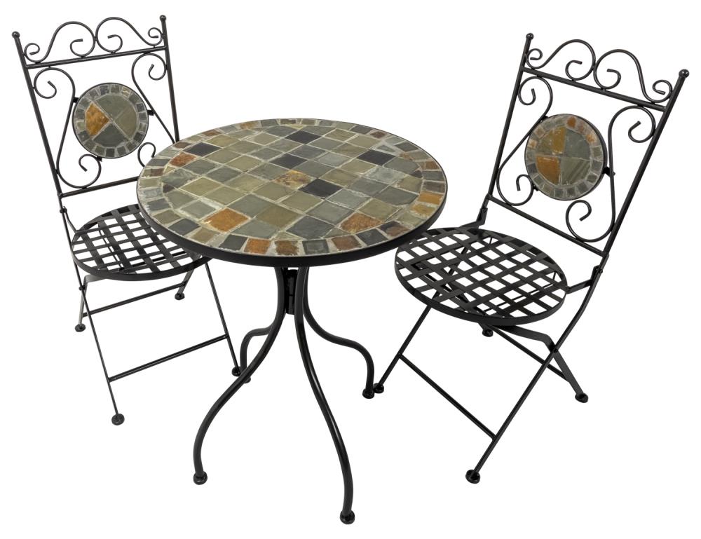 Woodside Pentney Mosaic Garden Table, Mosaic Tile Outdoor Table And Chairs