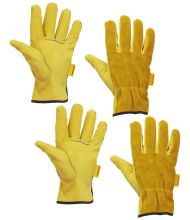 Woodside Heavy Duty Thorn Proof Protective Gardening/Work Gloves (2 pairs)