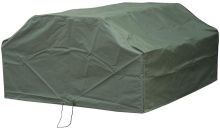 Woodside 6 Seater Square Picnic Table Waterproof Cover GREEN