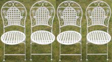 Maribelle Round Garden Chairs x 4