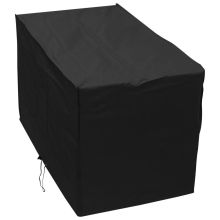 Woodside Wagon/Trolley Barbecue Cover BLACK