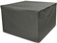 Woodside Heavy Duty Waterproof Garden Rattan Cube Set Cover GREY 120x120x74cm