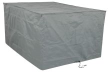 Woodside Heavy Duty Waterproof Garden Rattan Cube Set Cover GREY 115x175x74cm