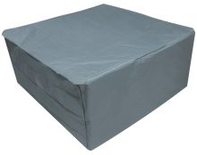 Oxbridge Grey Medium Oval Waterproof Outdoor Garden Patio Set Furniture Cover