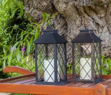 Woodside Traditional Indoor/Outdoor Table Light Holder Hanging Candle Lantern