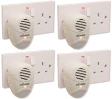 4 x Plug-In Mouse/Rat/Rodent Repeller Ultrasonic Repellent Pest Deterrent