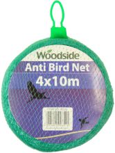 Woodside 4m x 10m Fine Mesh Anti Bird Netting Fruit/Crop/Plant Garden Protection