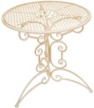Woodside Small Round Outdoor Metal Coffee Table Garden Furniture