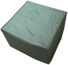 Woodside Heavy Duty Waterproof Garden Rattan Cube Set Cover GREEN 135x135x74cm